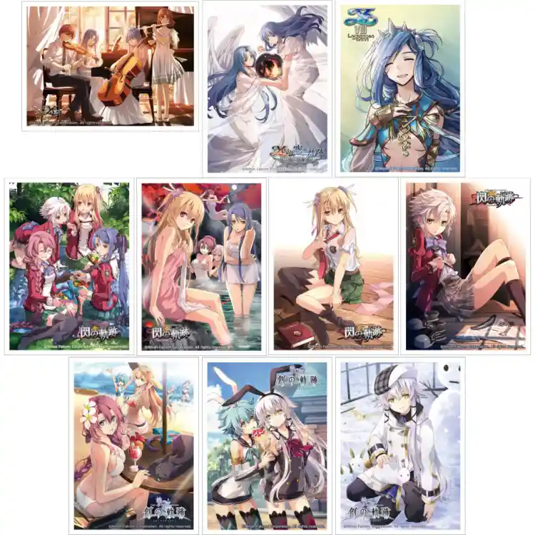 イースシリーズ」「軌跡シリーズ」キャラクターカードスリーブ（10種
