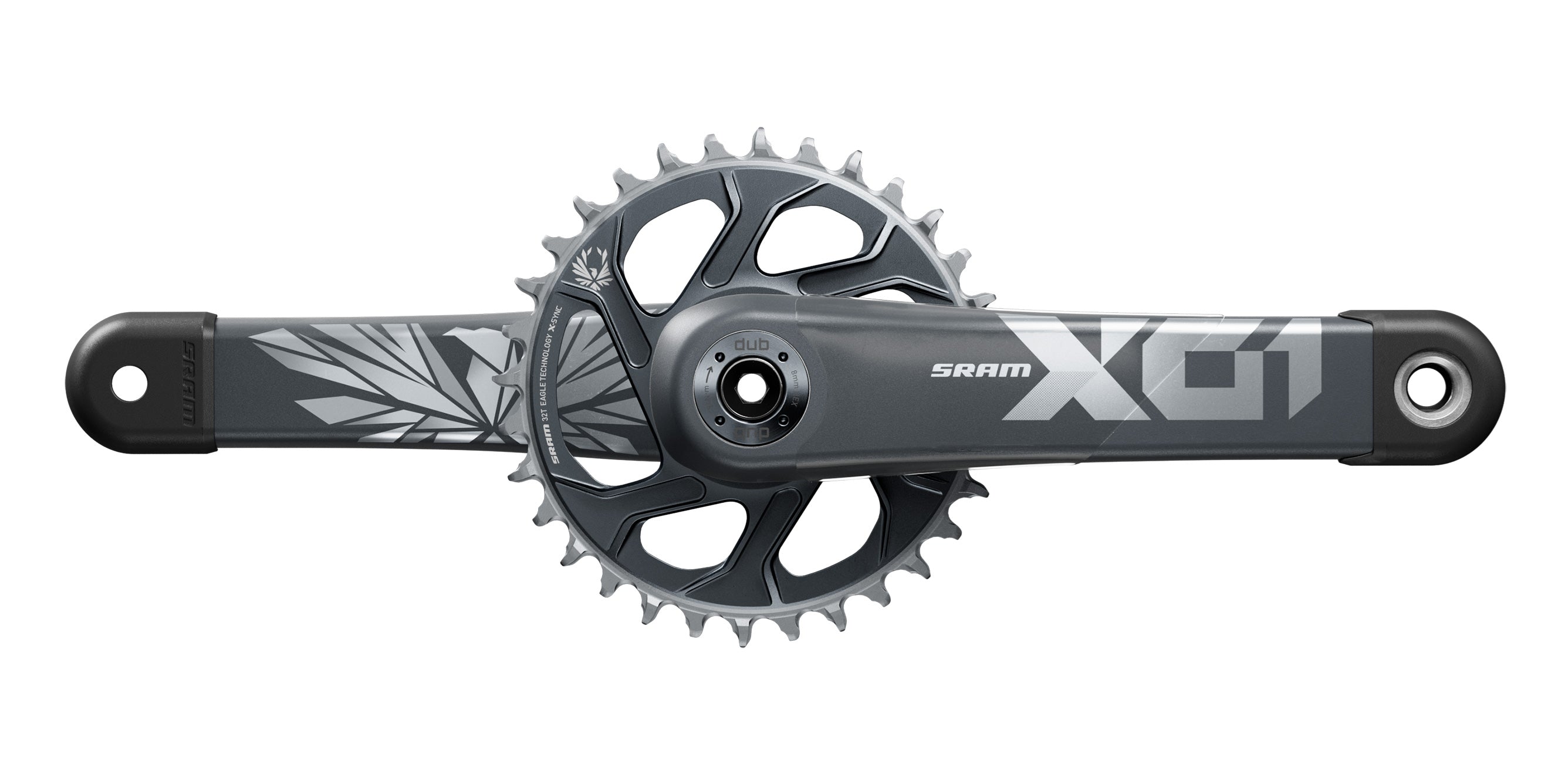 SRAM X01 Eagle DUB Boost Crankset - 32T