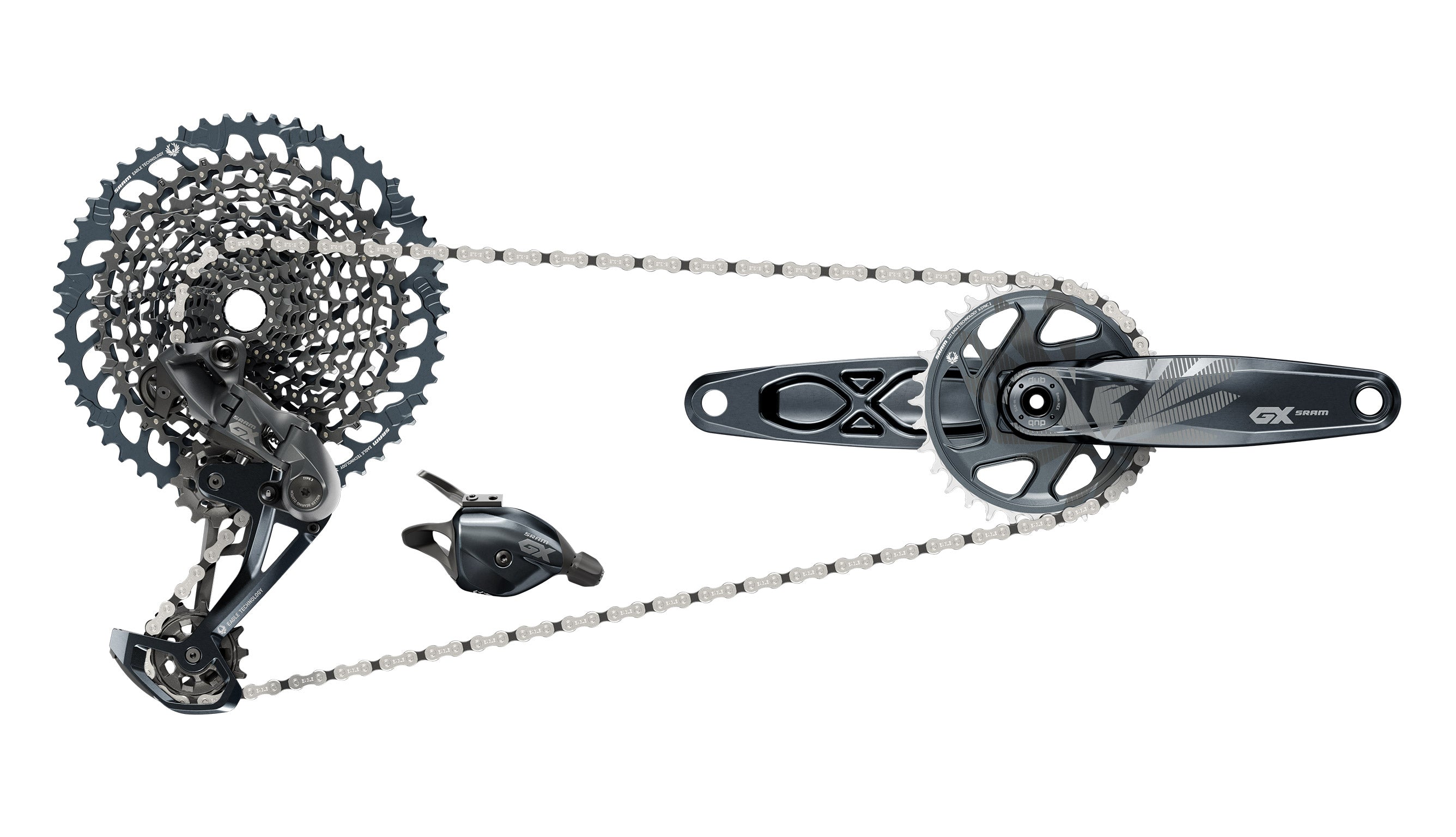 SRAM GX Eagle DUB Boost Lunar Groupset