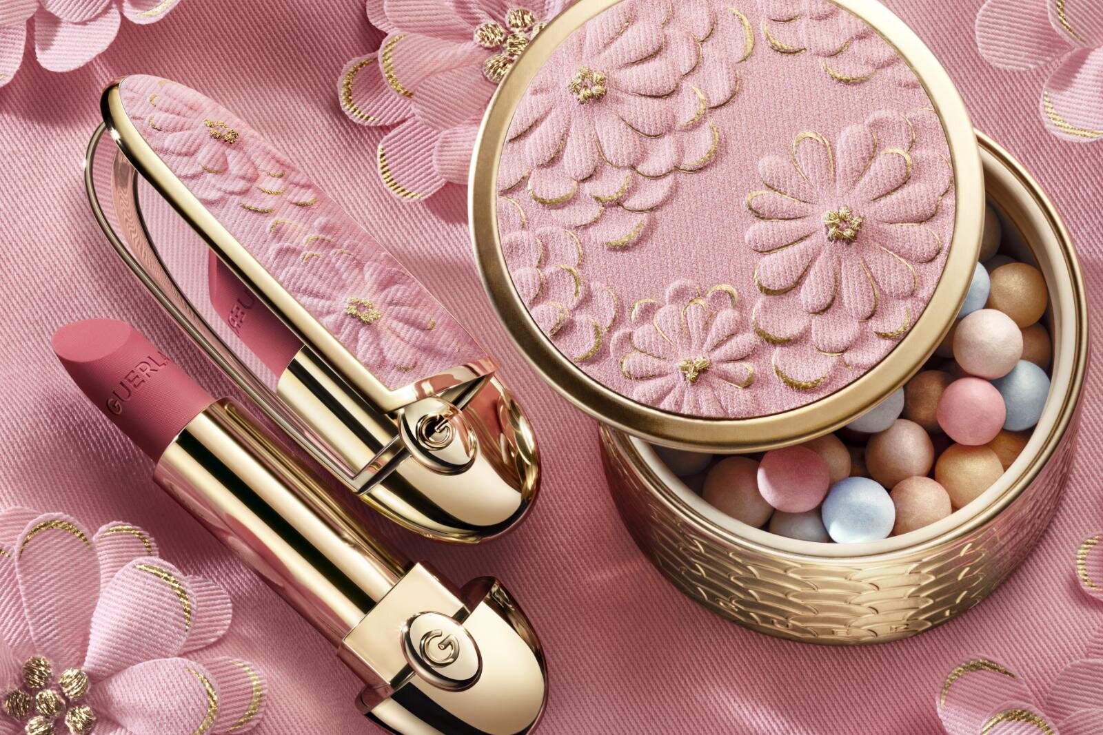 ゲラン26年春コスメ、“フローラルデニム”で彩るアイシャドウ＆ツヤ蜜