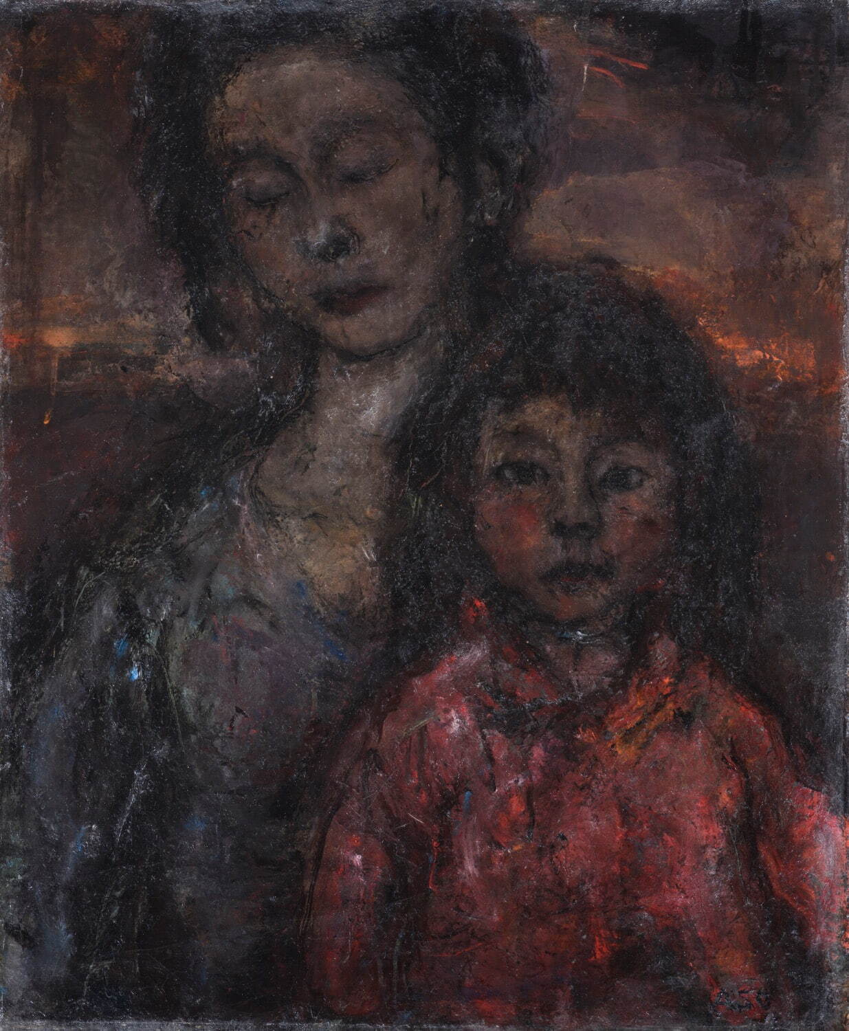 画家・麻生三郎の展覧会が世田谷美術館で - 三軒茶屋時代に着目、人間