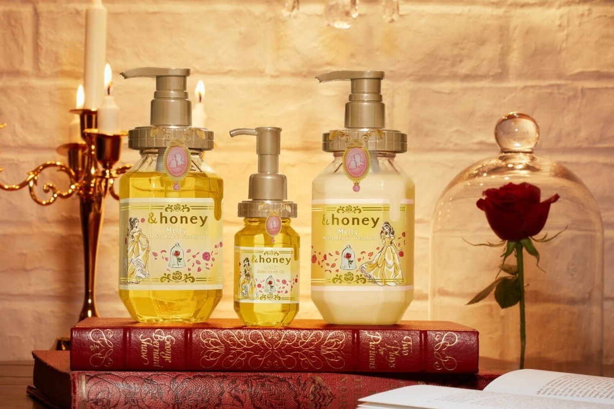 アンドハニーからディズニー『美女と野獣』限定デザインのヘアケア