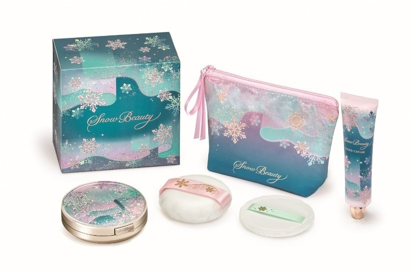 資生堂「スノービューティ―」24年秋コスメ、“雪の結晶がキラキラ輝く