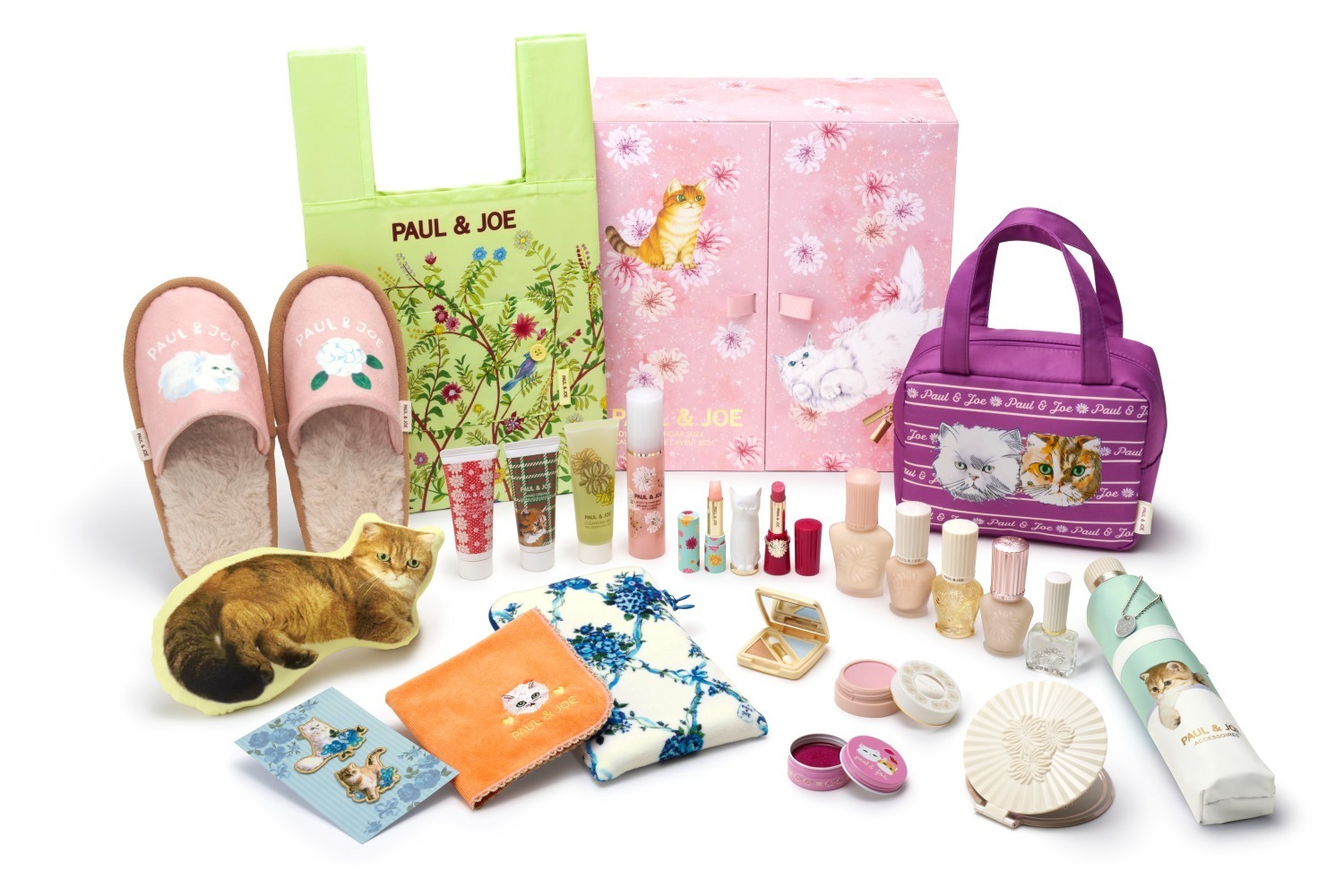 ポール & ジョー ボーテ24年クリスマスコフレ第1弾、“コスメ＆雑貨入り