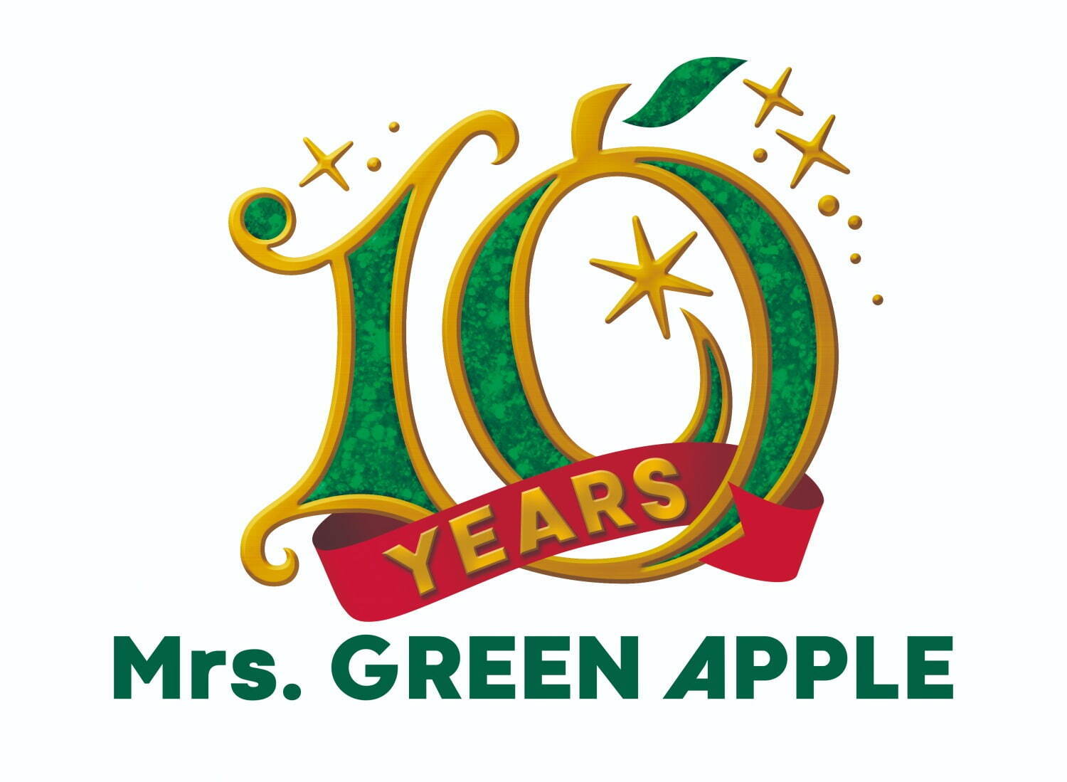 Mrs. GREEN APPLEのベストアルバム『10』平成デザインのCDプレーヤー