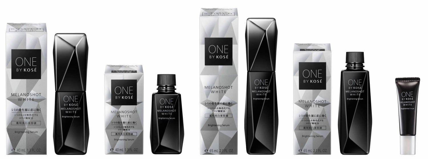 コーセーNo.1美白美容液がリニューアル、ワンバイコーセー新作でシミの