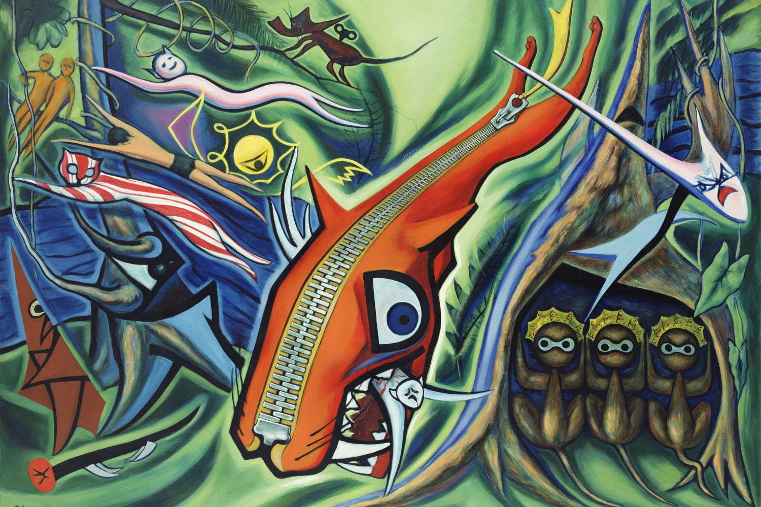 岡本太郎展」大分県立美術館で、《明日の神話》《太陽の塔》や初期