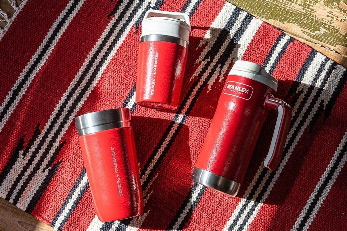 スターバックス×スタンレー、レッドカラーの新作ステンレスボトル3種
