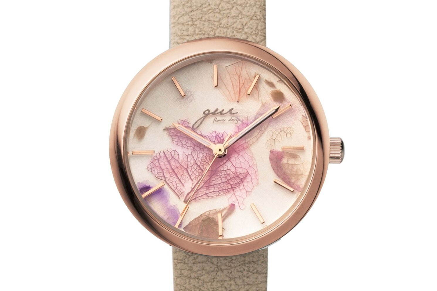 本物の花びらを文字板に「スピカ」限定腕時計がチックタック名古屋