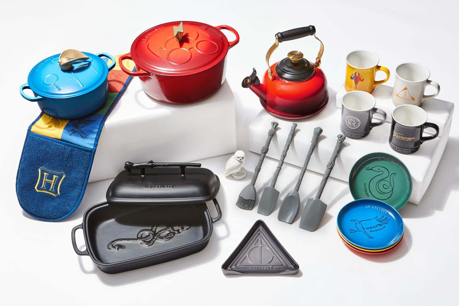 ル・クルーゼ「ハリー・ポッター」のホーロー鍋、“ホグワーツ特急