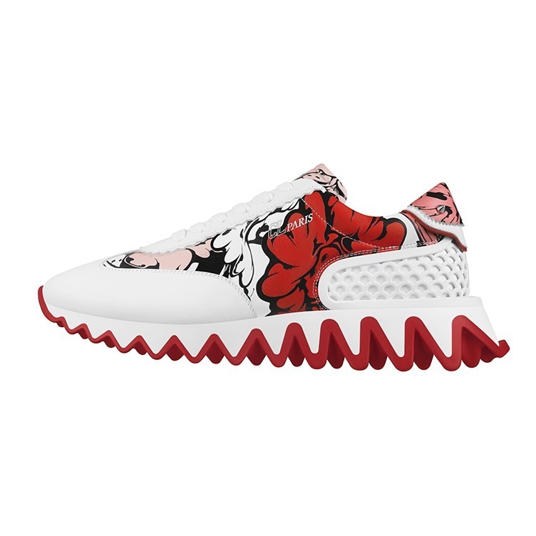 クリスチャン ルブタン、Shun Sudoのアート「ボタンフラワー」を描く24