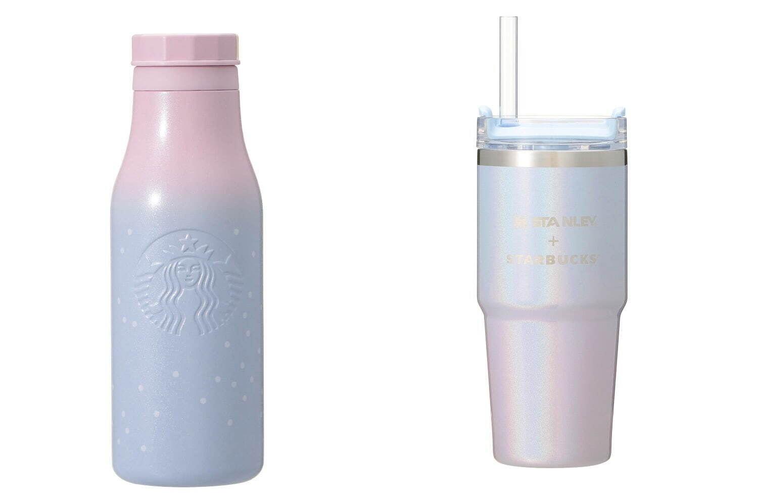 スターバックス24-25年冬グッズ、“煌めく冬景色”のグラデーション