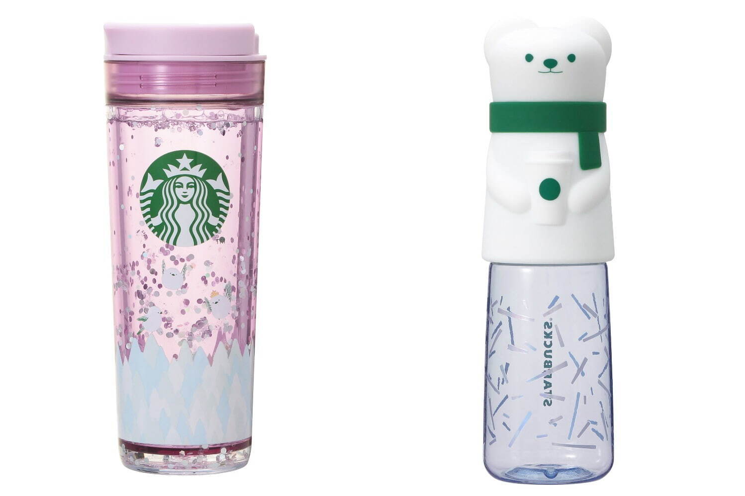 スターバックス24-25年冬グッズ、“煌めく冬景色”のグラデーション