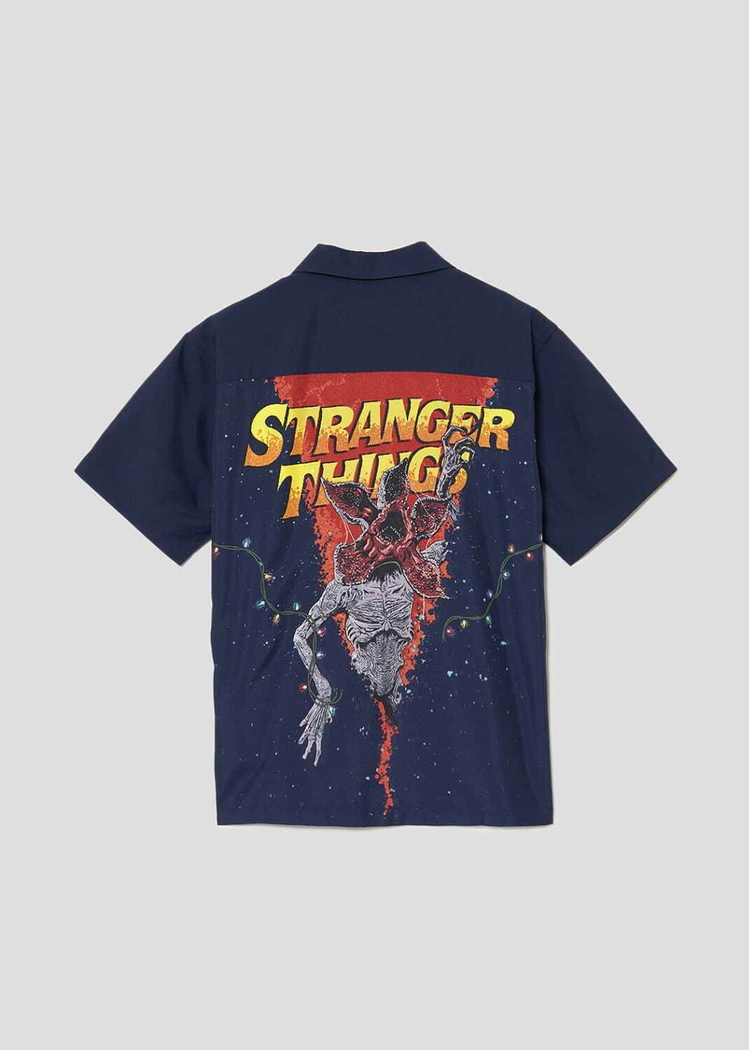 グラニフ×「ストレンジャー・シングス 未知の世界」デモゴルゴン開襟