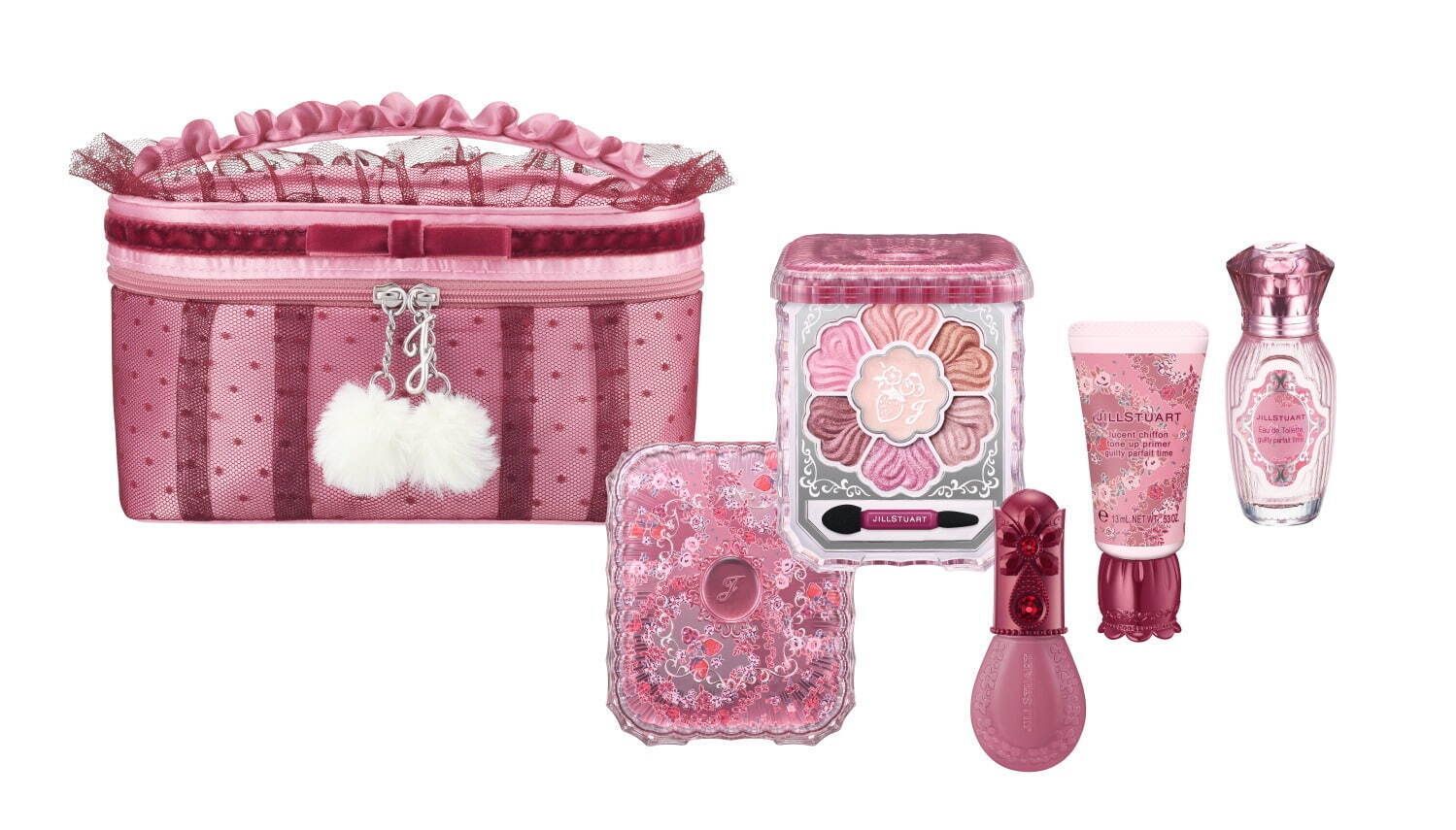 ジルスチュアート24年クリスマスコフレ、“甘く罪深いベリーパフェ”着想