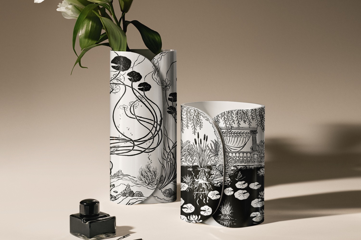 ツモリチサト×パナソニックのLEDシーリングライト - 色とりどりの線描