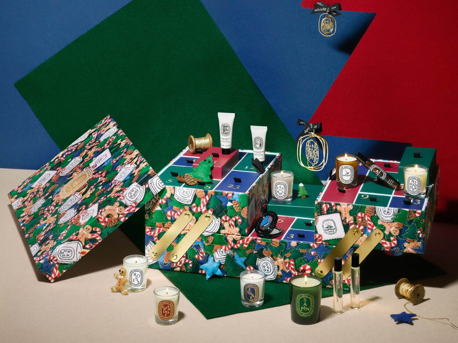 ディプティック24年クリスマスコフレ第1弾、限定キャンドル＆ミニ香水