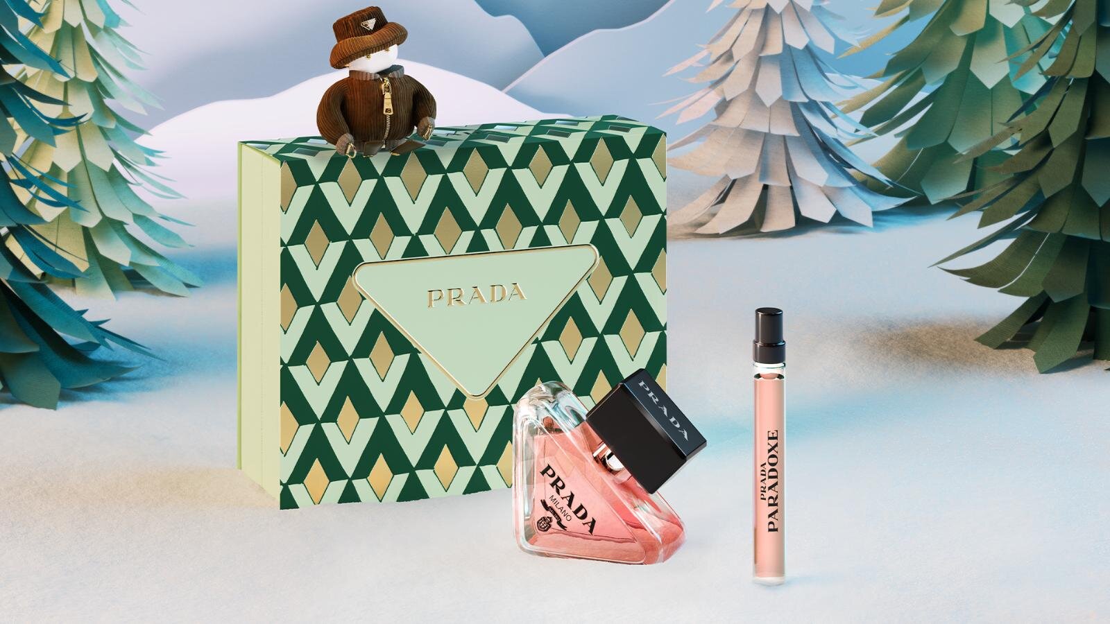 プラダ ビューティ25年クリスマスコフレ第2弾、アイコン香水