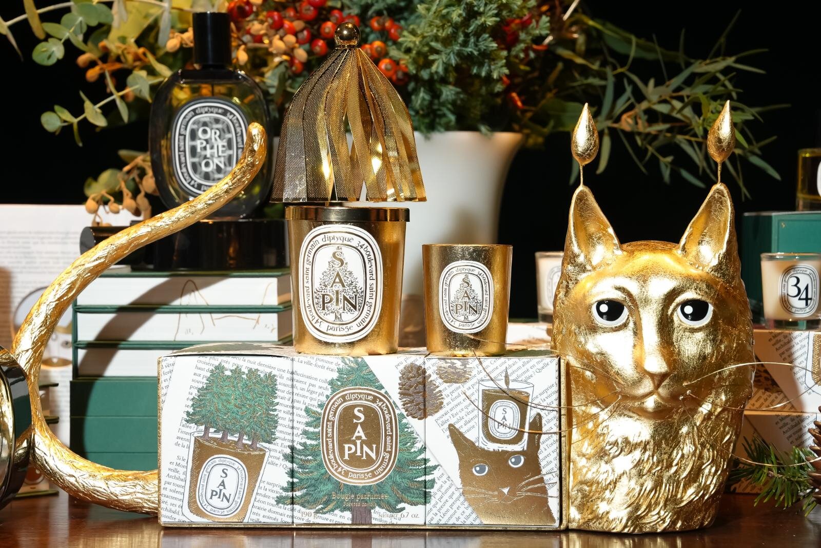 ディプティック2025年クリスマスコフレ第2弾“おとぎ話着想”黄金パケの
