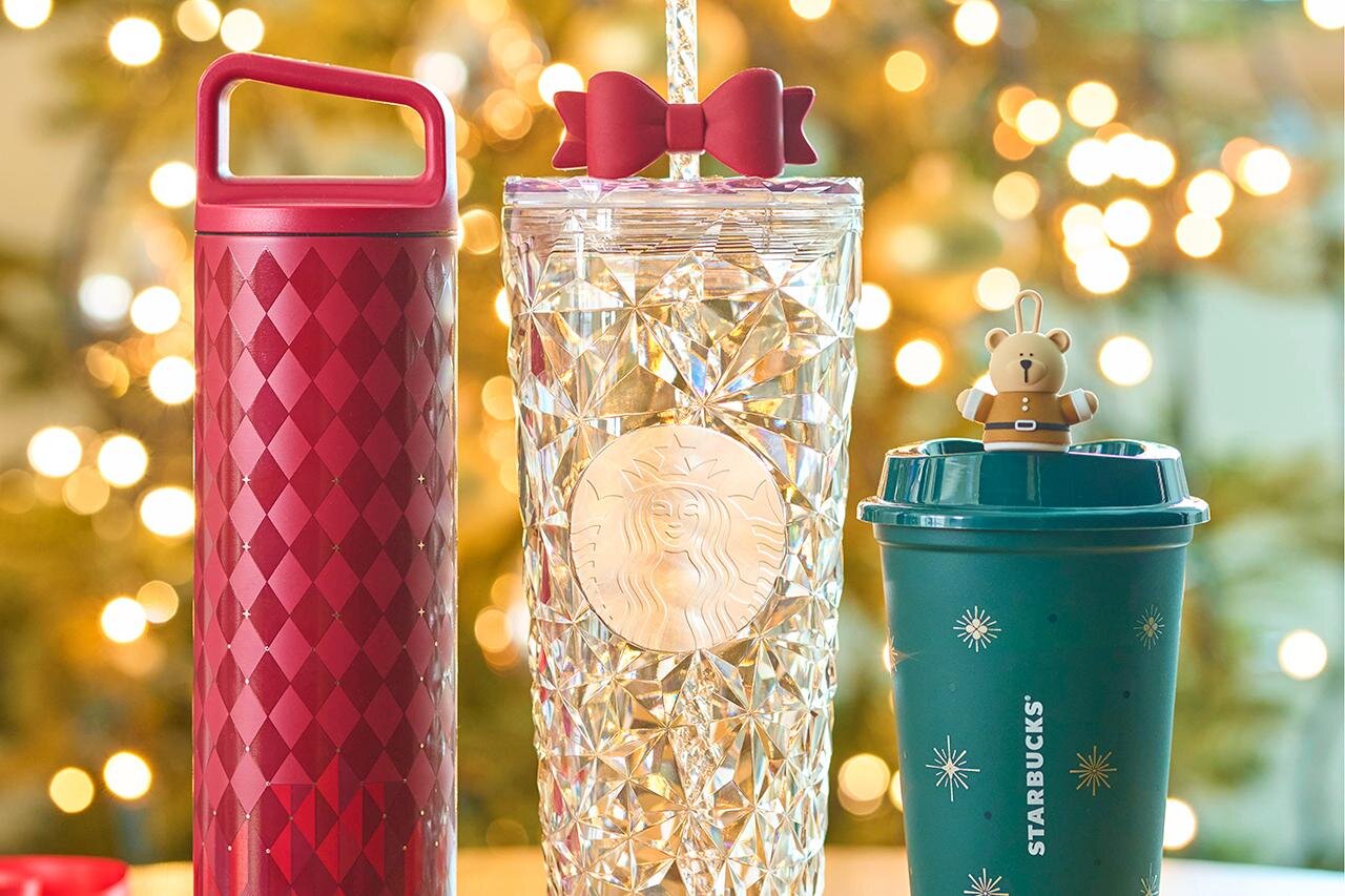スターバックス22年クリスマスグッズ第1弾、おもちゃを描いた