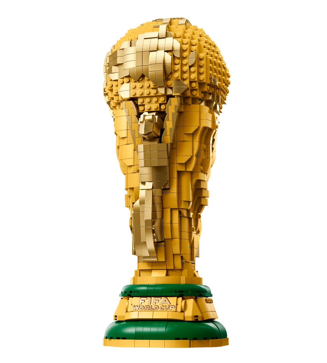 レゴの実寸大「FIFAワールドカップ トロフィー」内部に隠しギミック