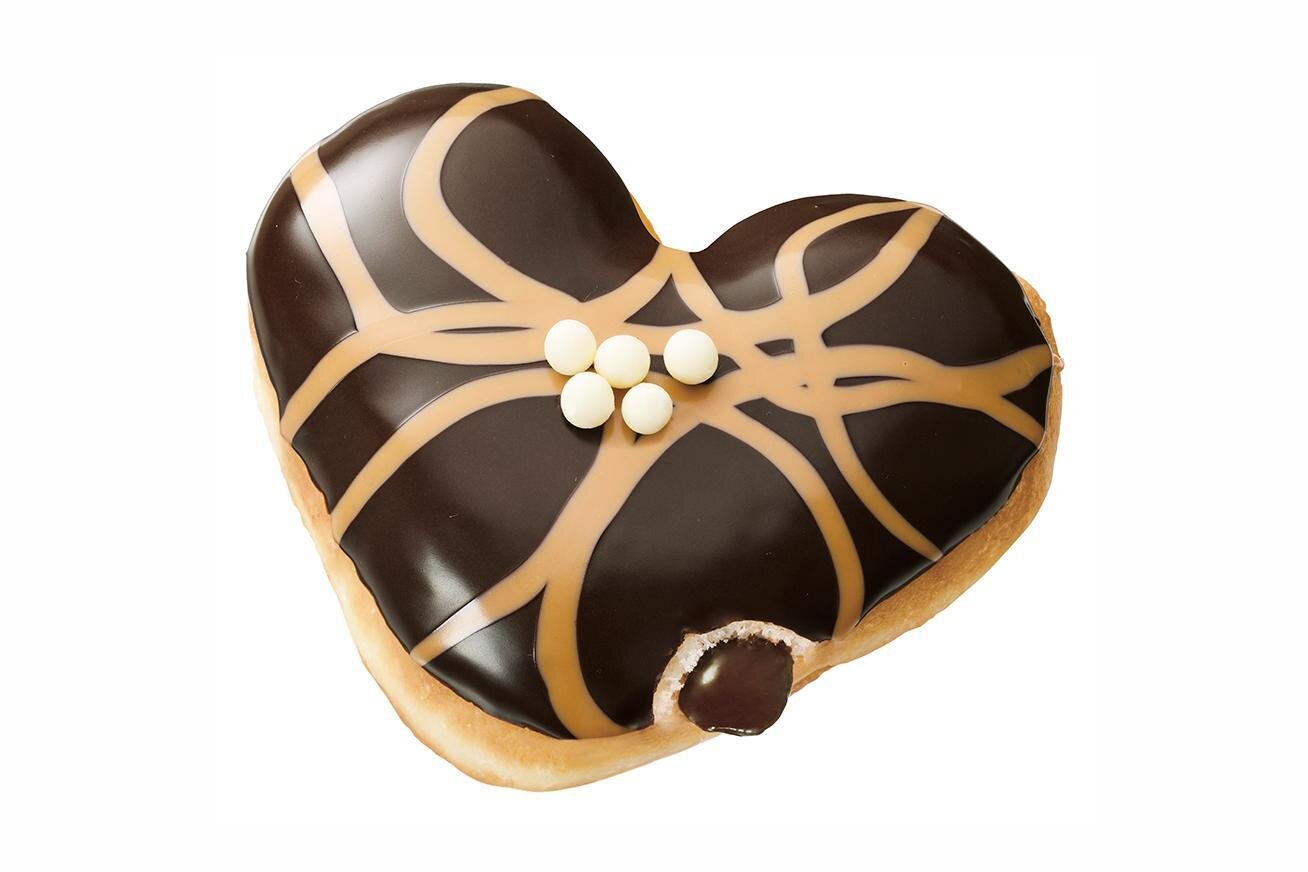 クリスピー・クリーム・ドーナツ26年バレンタイン、“カカオ香る”ビター