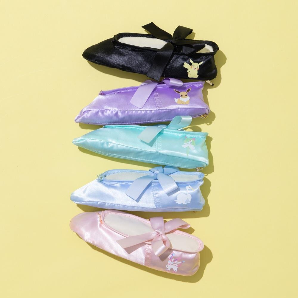 チャコット×「ポケモン」バレエアイテム、“トゥシューズ型”ポーチや