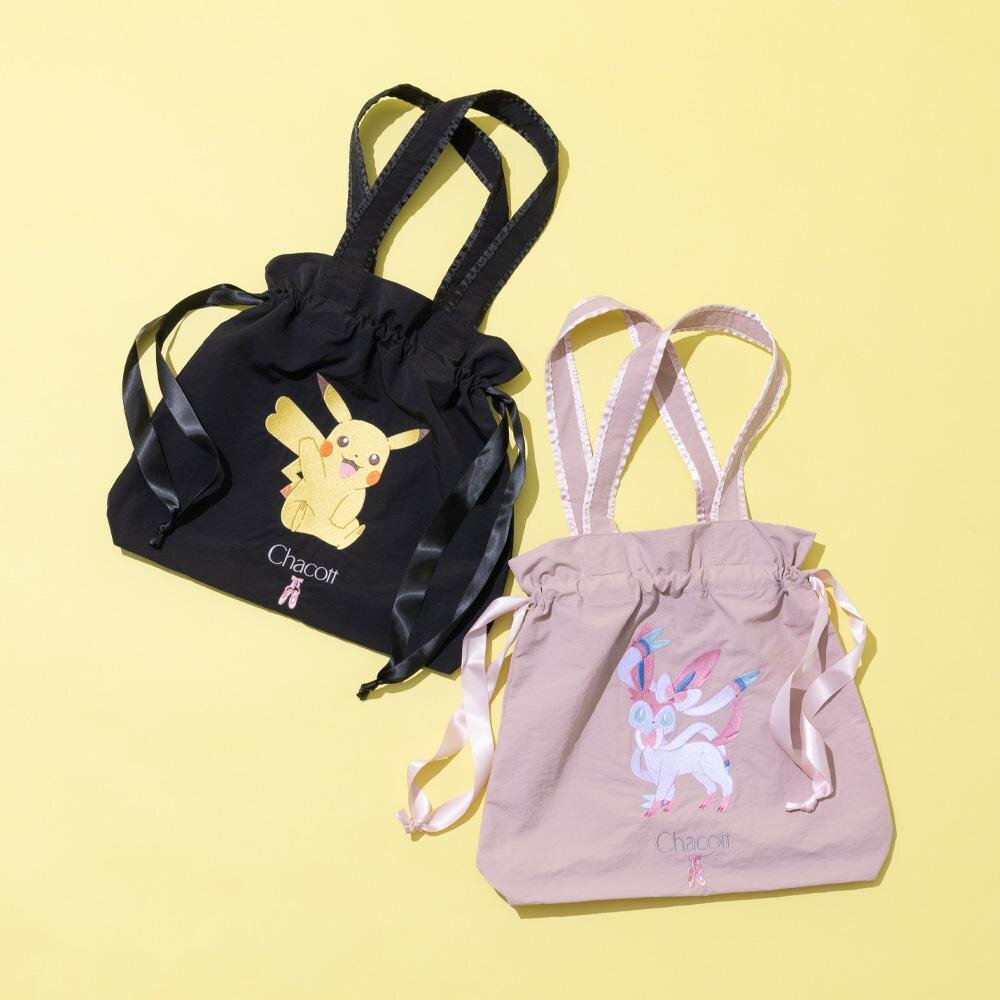チャコット×「ポケモン」バレエアイテム、“トゥシューズ型”ポーチや