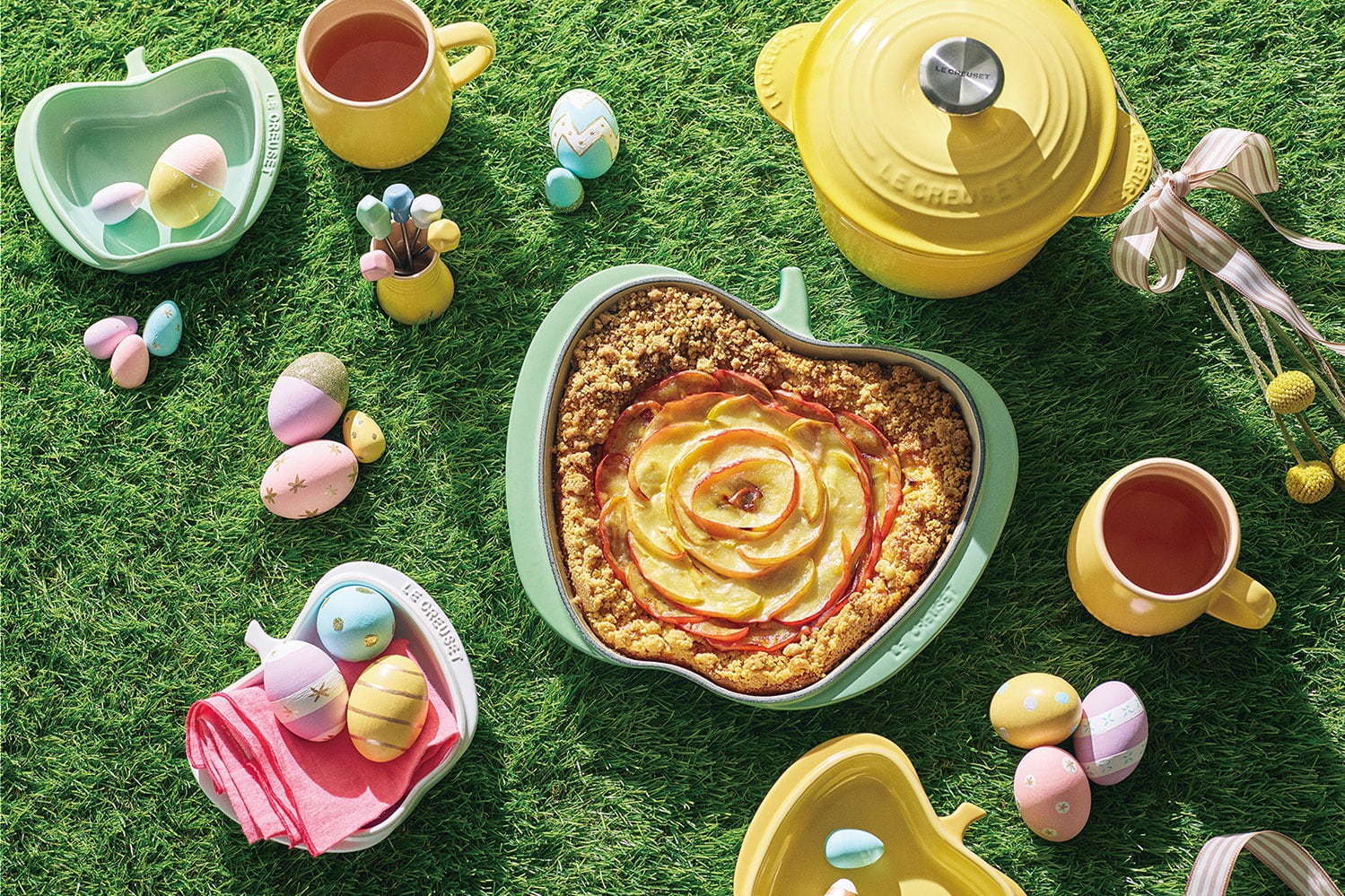 ル・クルーゼ♡アップルディッシュ ルクルーゼ アップルディッシュ