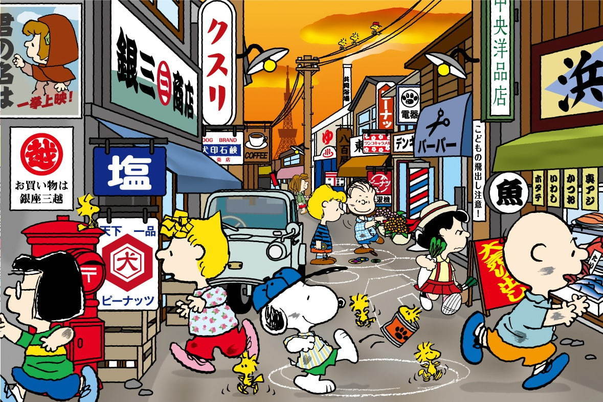 銀座三越で“スヌーピー”の限定イベント、タイムトラベルするピーナッツ