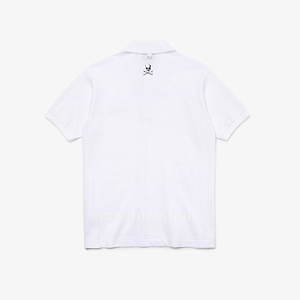 ラコステ×マスターマインド・ジャパン、“真っ黒ワニ＆スカル”を配した