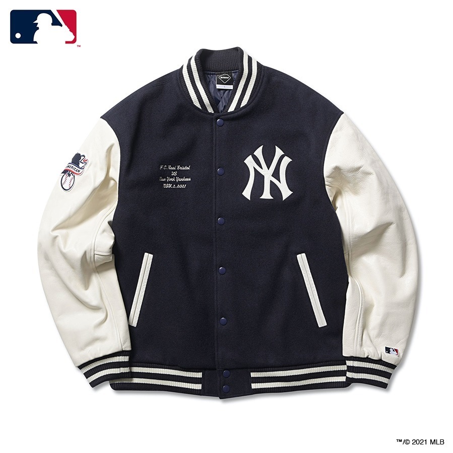 エフシーレアルブリストル×MLB、ヤンキースなど球団ロゴ入りジャケット