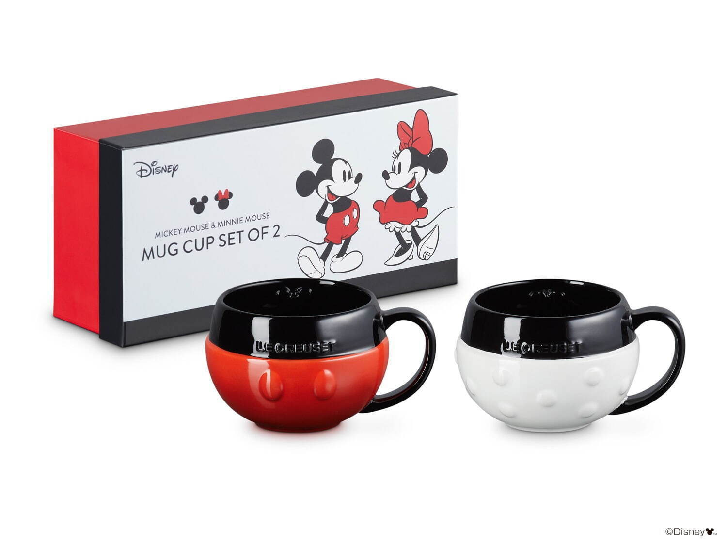 ル・クルーゼ「ミッキーマウス」テーブルウェア、“ミニーマウスの
