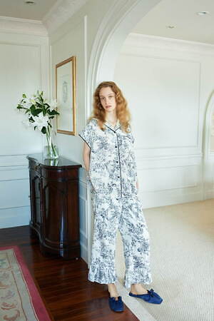 スナイデル ホーム「トワルドジュイ」ルームウェアに新作、“フリル