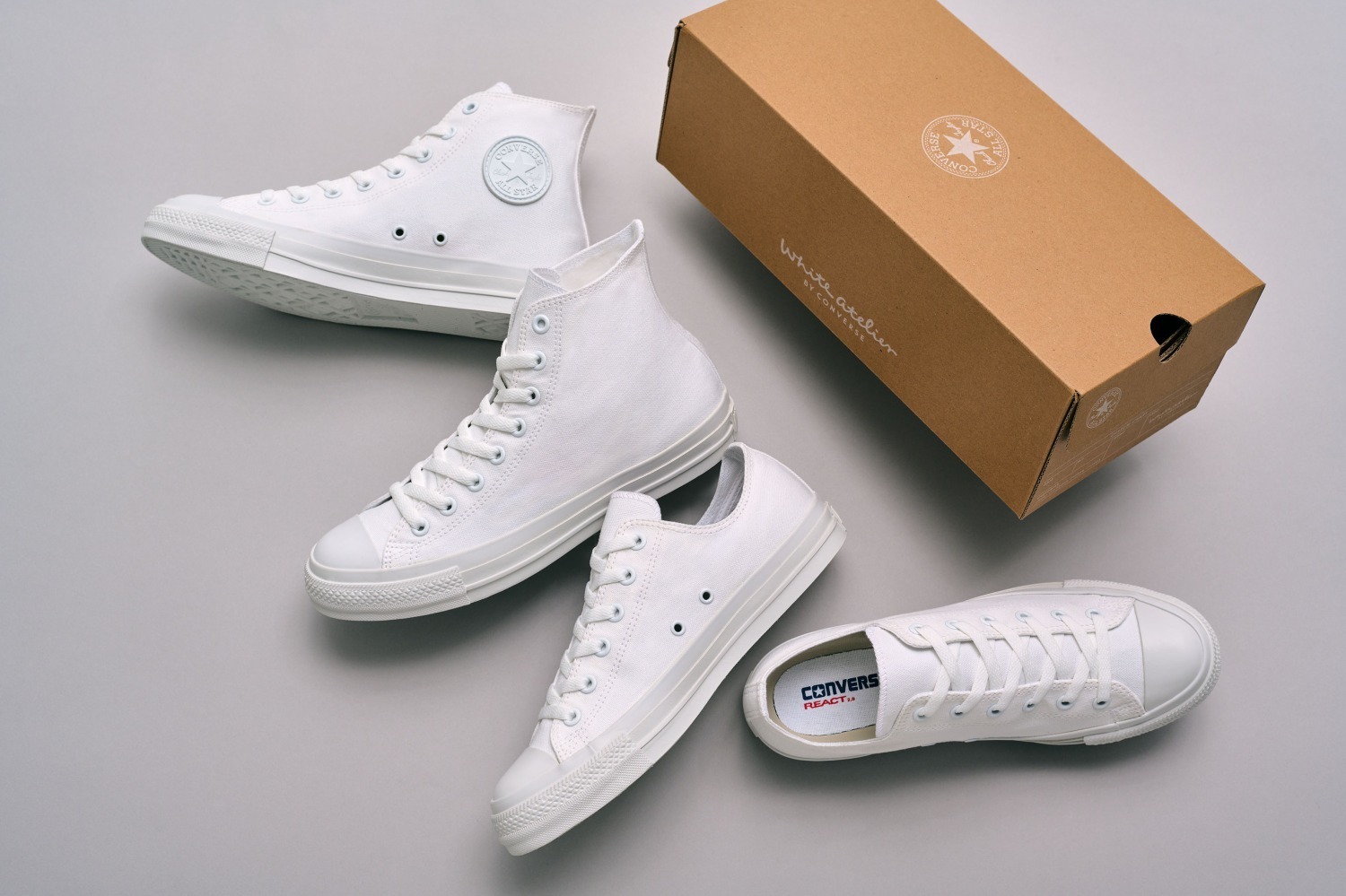 ホワイトアトリエ バイ コンバース限定“真っ白”「オールスター