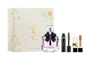 イヴ・サンローラン24年クリスマスコフレ第2弾、ゴールドレース柄