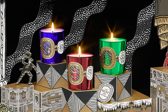 ディプティック クリスマス限定フレグランスキャンドル、ツリーや