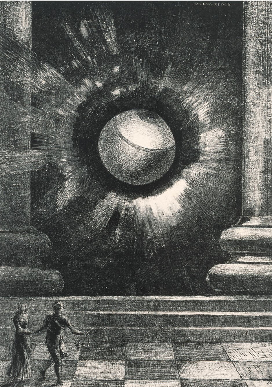 フランスの画家であり版画家LautrecとRedonにフィーチャーした「1894