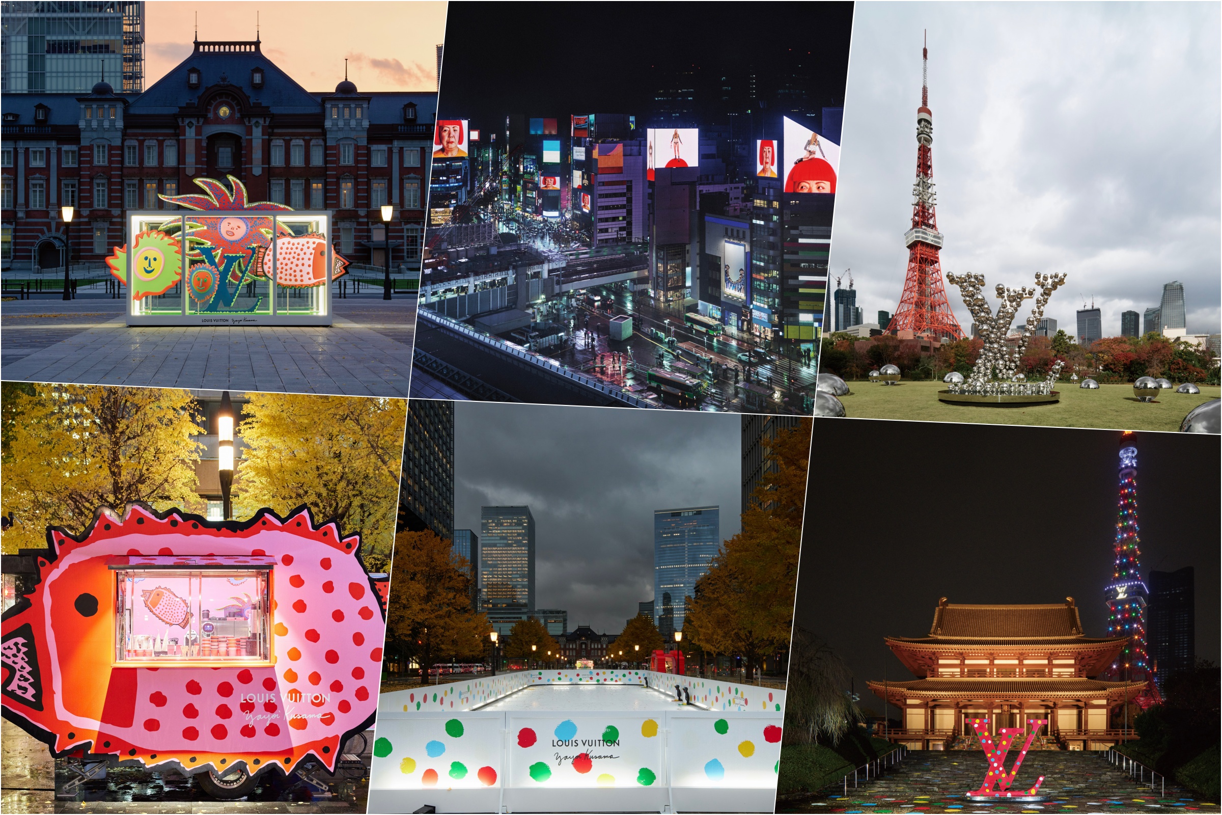 東京の街が水玉でジャック！「ルイ・ヴィトン×草間彌生」スペシャル
