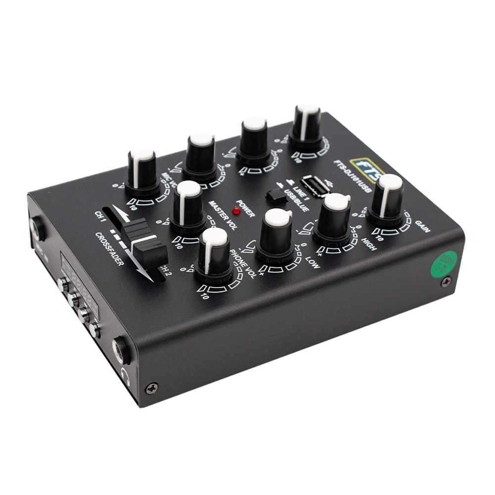 FTS DJ101USB 2-Channel DJ Mixer | Fastrak