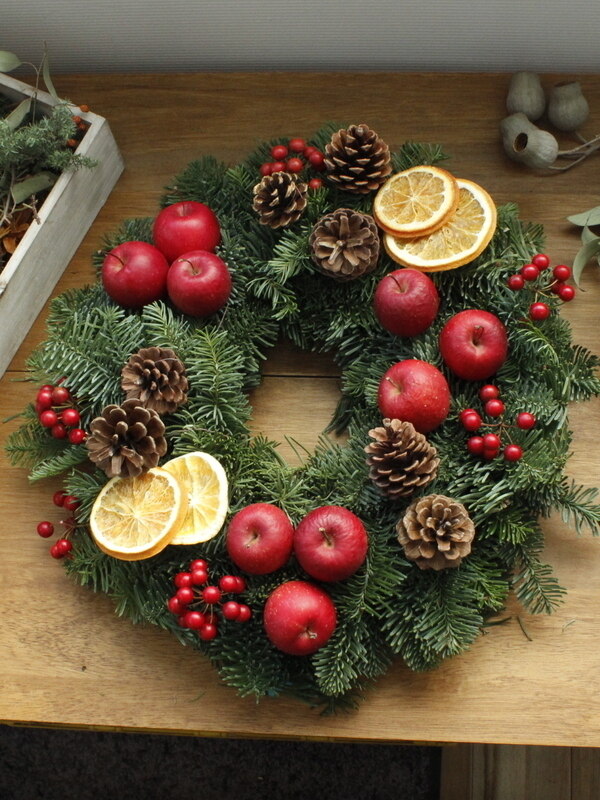 りんごのリースキット｜Fla-co（フラコ） - フラワーアレンジ作品投稿