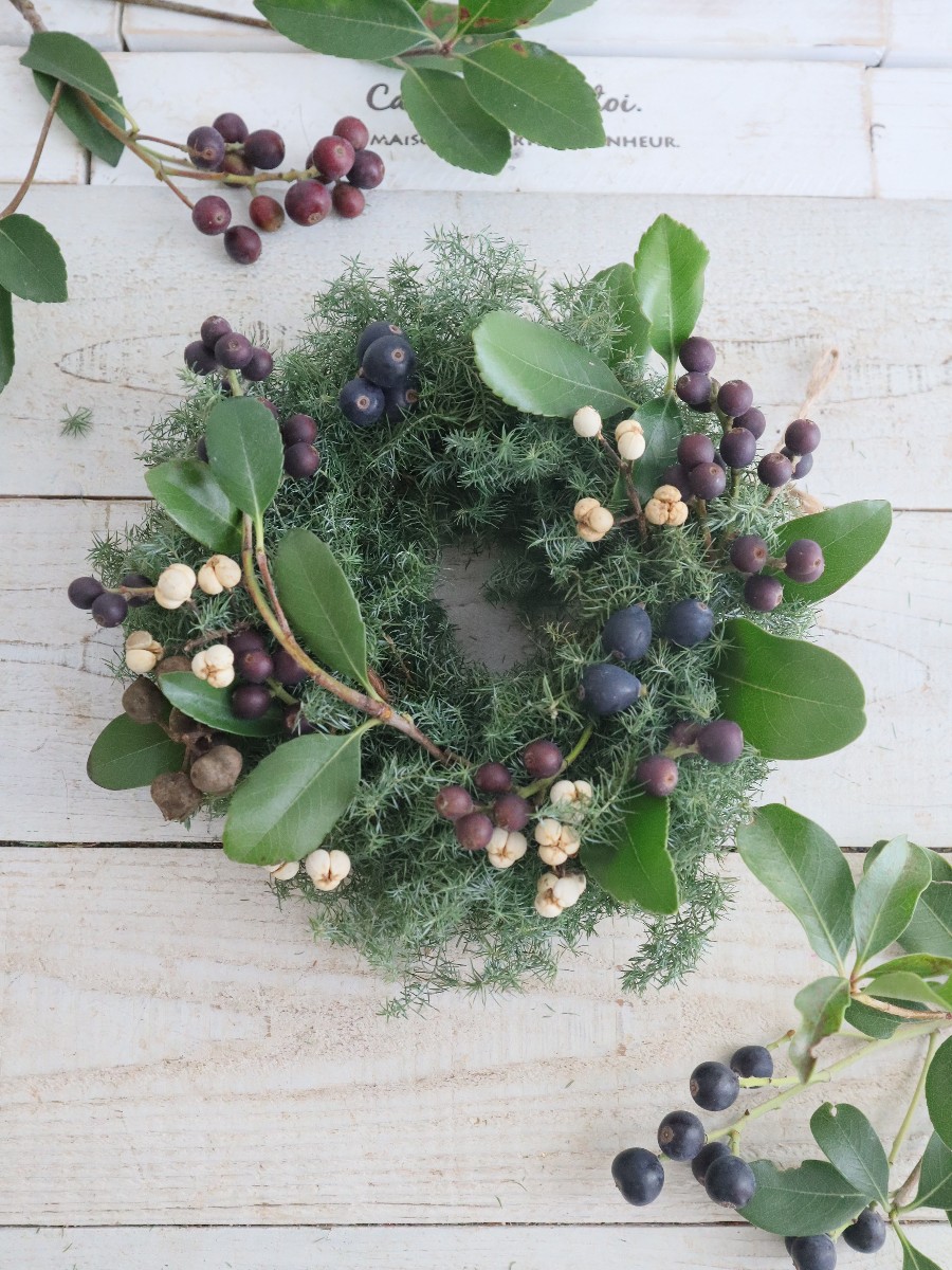 シャリンバイのリース｜Fla-co（フラコ） - フラワーアレンジ作品投稿