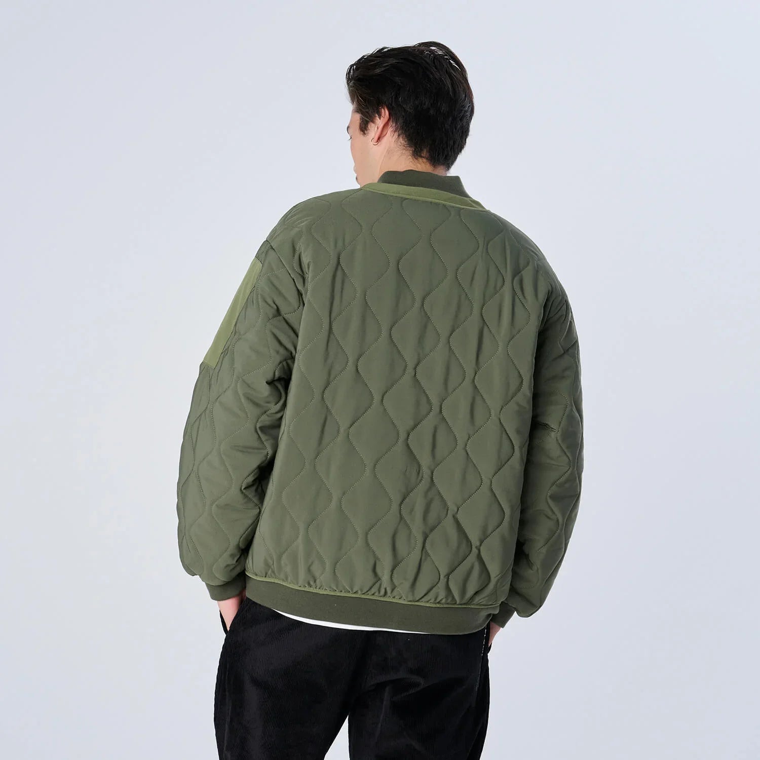 XJK-KILT（ストレッチ中綿キルティングジャケット）OLIVE - OUTERWEAR