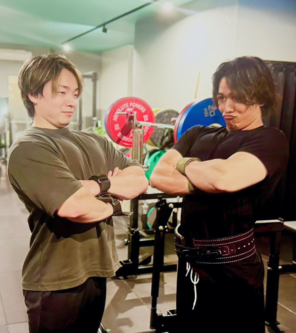 大会当日、ステージ直前のパンプアップ - 豊橋市佐藤町 パーソナルジム