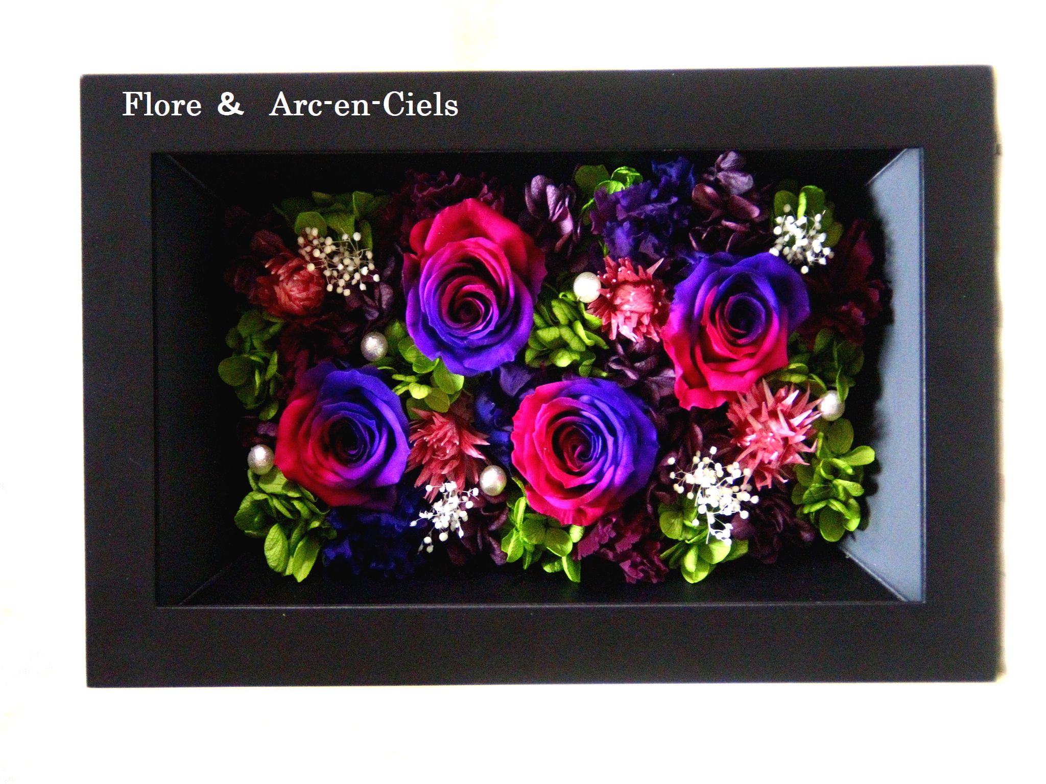 母の日おすすめアレンジ 商品詳細｜レインボーローズ プリザーブド