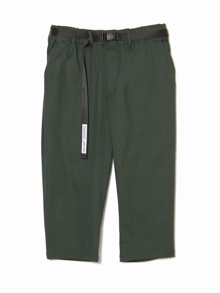 Captains Helm Golf / ADJUSTABLE CROPPED CHINO PANTS -Green-