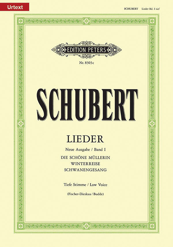 Schubert: Lieder - Volume 1 – Ficks Music