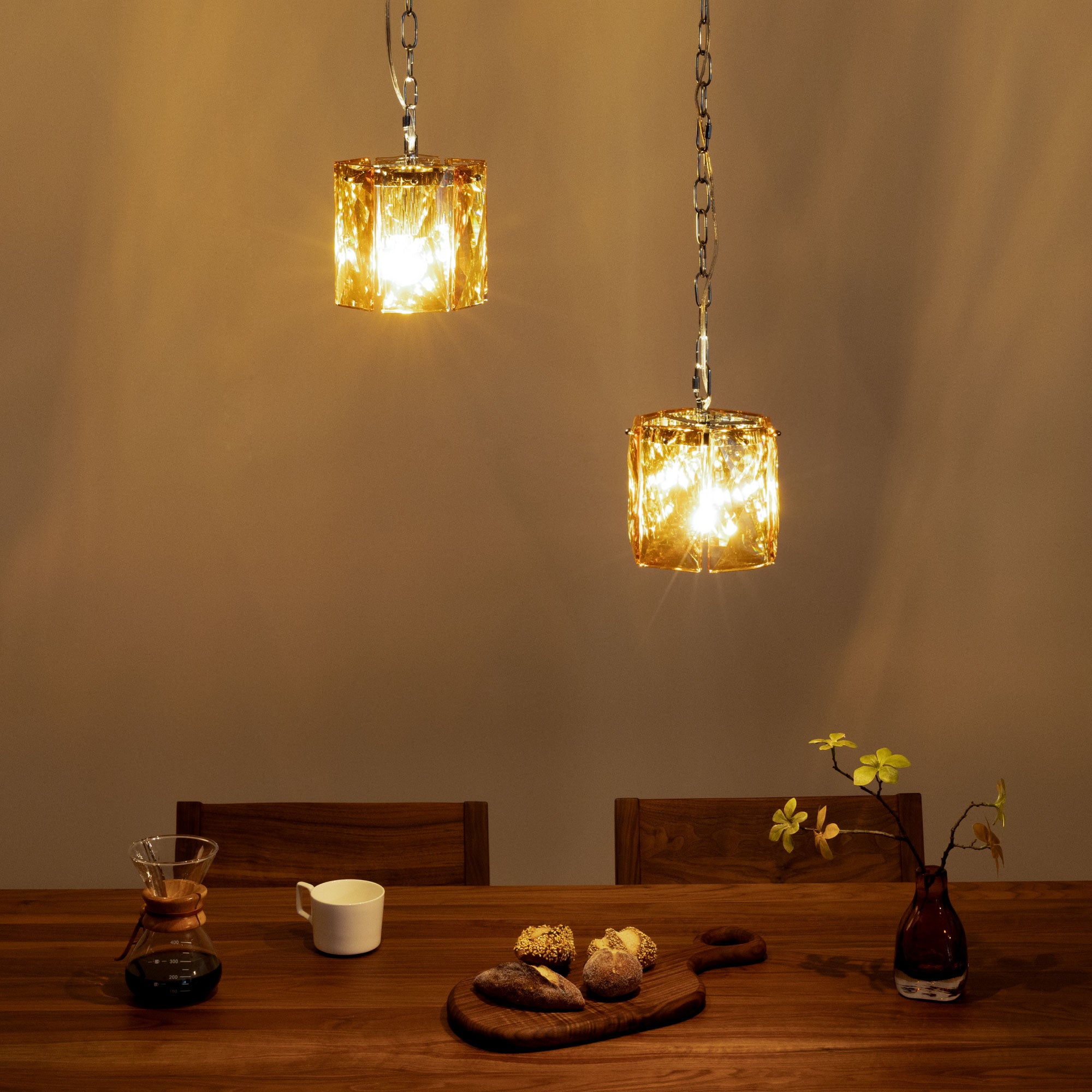 あす着] ペンダントライトおしゃれ 吊り下げ ガラス クリスタル