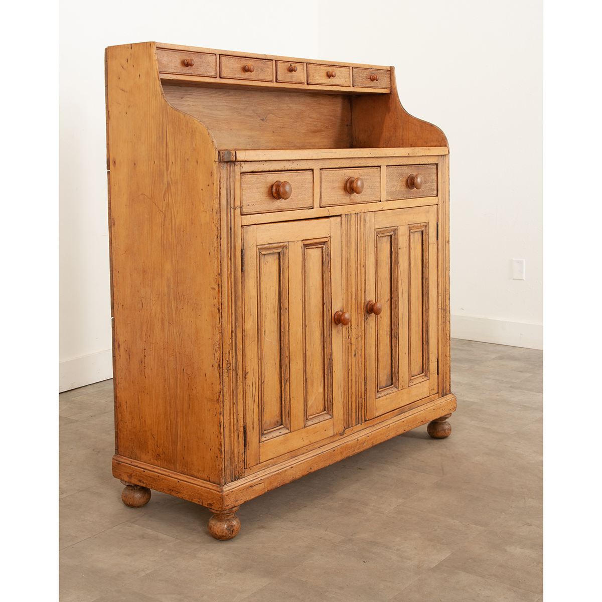 English 19th Century Pine Dresser - Fireside Antiques