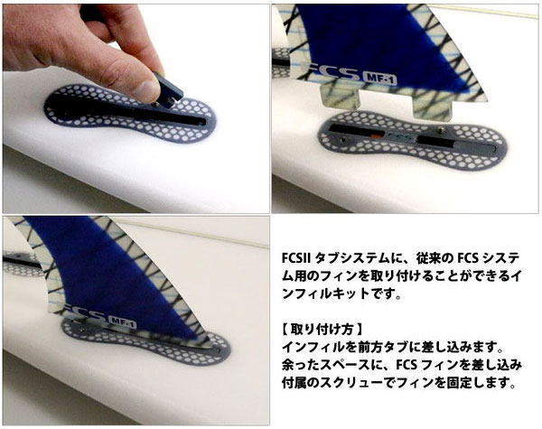 FCS2プラグについて ヨシノシェイプサーフボード